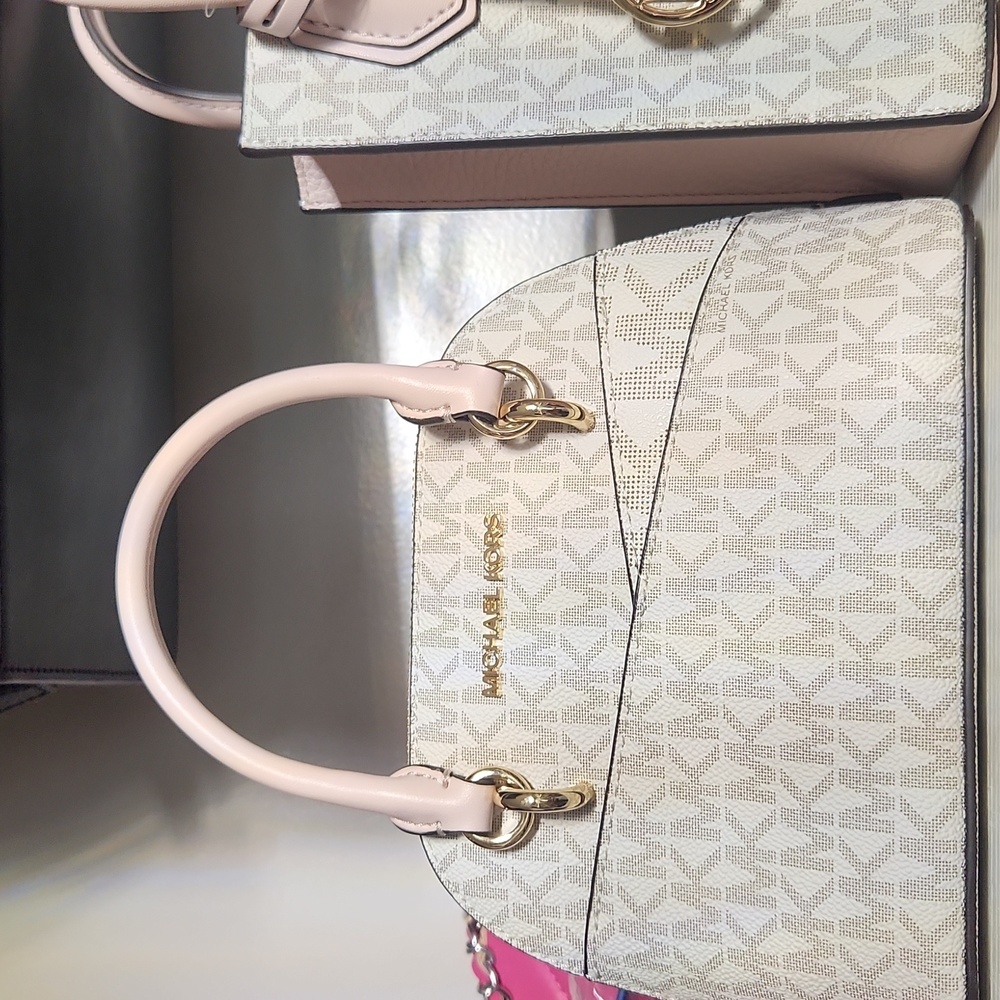 Michael Kors XS Jet Set Travel Mini Satchel With Crossbody Strap. Blush! New! - Picture 11 of 11